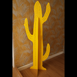 Cactus Mexicain en Métal 5 Branches Peinture Epoxy – 4 Couleurs Différentes