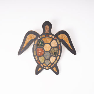 Tableau en mosaïque de marbre – Tortue