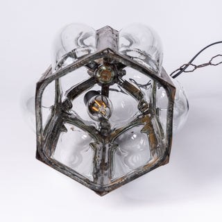 Suspension en verre soufflé Castello - H 35 cm L 15 cm