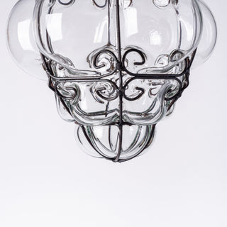 Suspension en verre soufflé - Design Petite Dentelle - H 35 cm L 25 cm