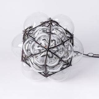 Suspension en verre soufflé - Design Petite Dentelle - H 35 cm L 25 cm