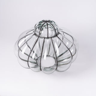 Suspension en verre soufflé Grand Aplati - H 35 cm L 35 cm