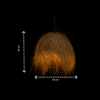 Suspension "Cheveux" de style  Bohème en feuille de palmier