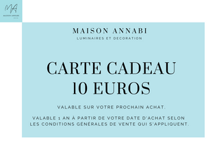 Cartes cadeaux de La Maison Annabi