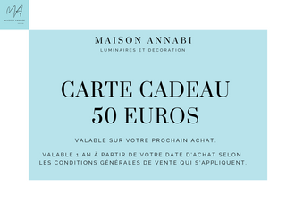 Cartes cadeaux de La Maison Annabi